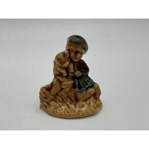 Vintage Wade Whimsies Tom Tom the Piper's Son Nursery Rhyme Series Figurine